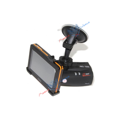 Автомобильный GPS навигатор + радар-детектор Arena Pro-7000 уценка