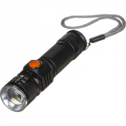Светодиодный ручной фонарь B515 USB (Cree-T6)