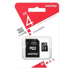 MicroSD карта памяти SMARTBUY (4GB)